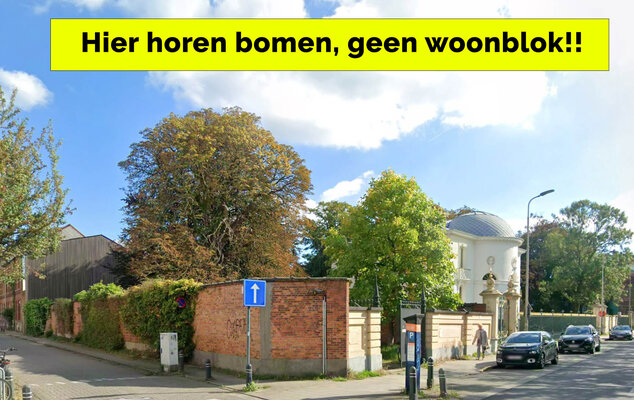 Lousbergskaai protest tegen woonblokken