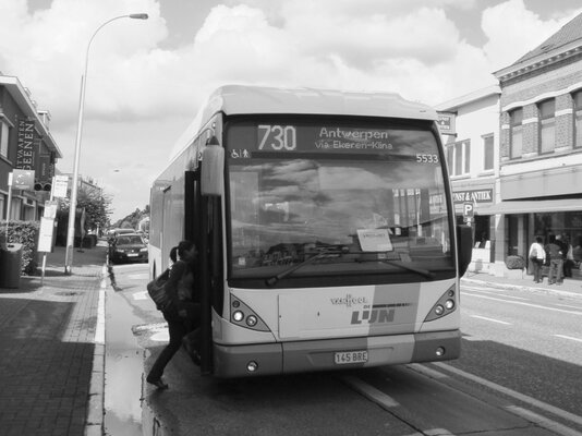 Bus 730 aan cycle