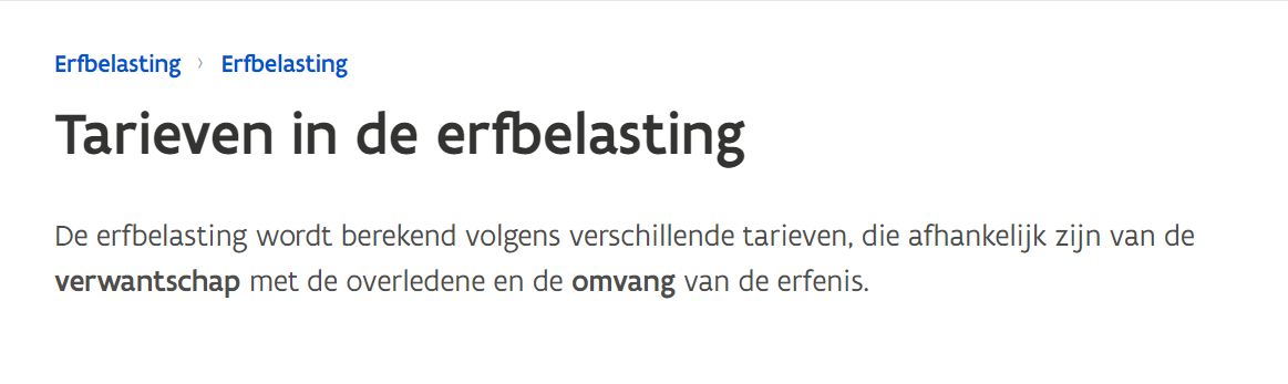 Erfbelasting